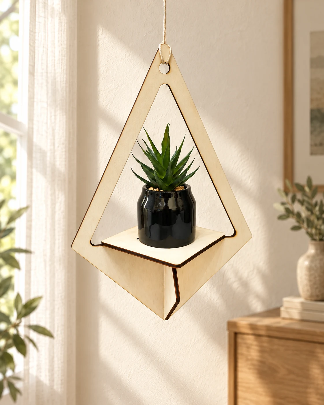Mensola geometrica — esempio di ambientazione
